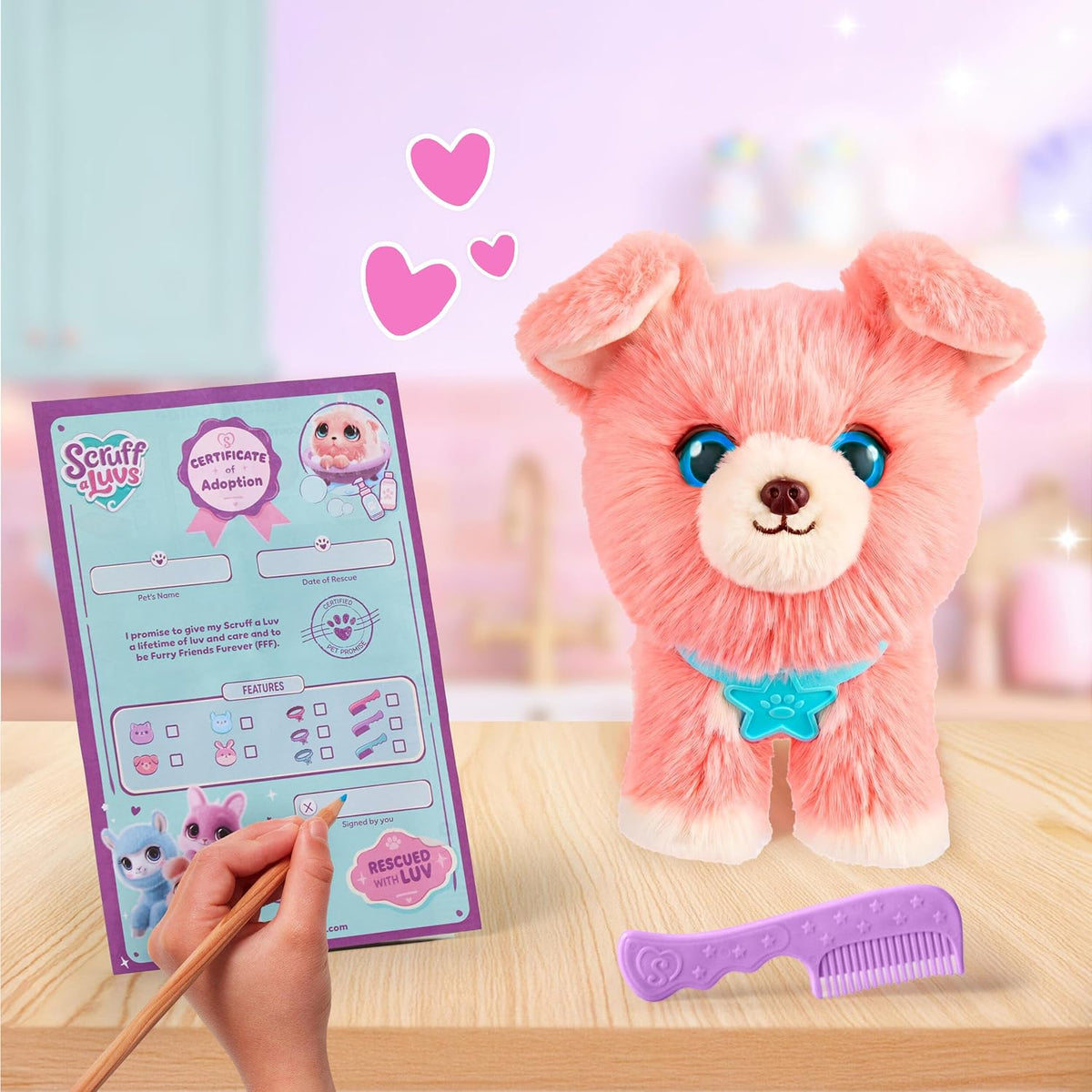 ScruffaLuvs Pet Scruffs Cachorro Misterioso Peluche, Scruff A Luvs...