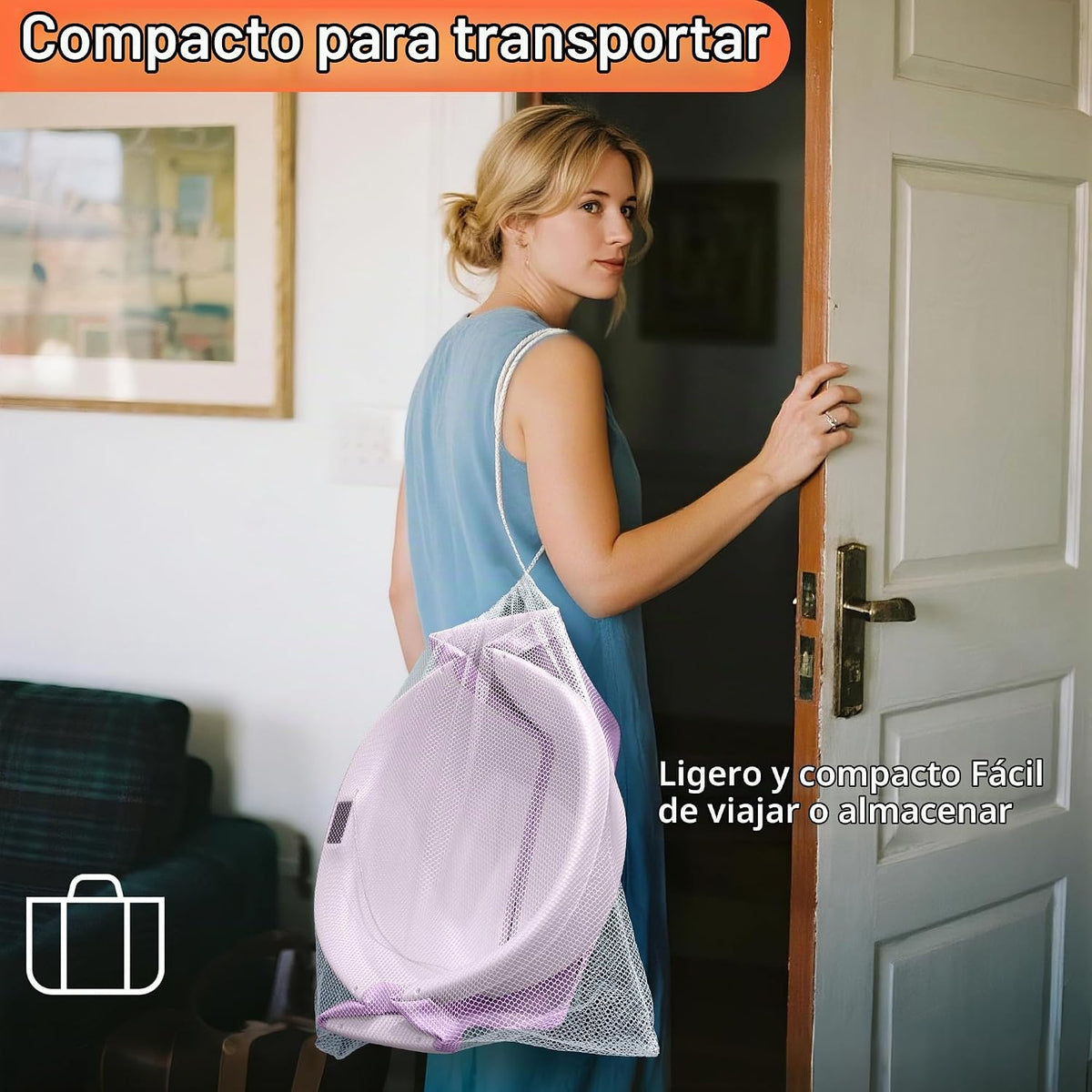 Bañera plegable para bebé, bañera grande para bebé con termómetro y...