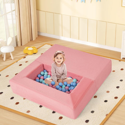 INFANS Sofá modular de juegos para niños, sofá seccional de constru...