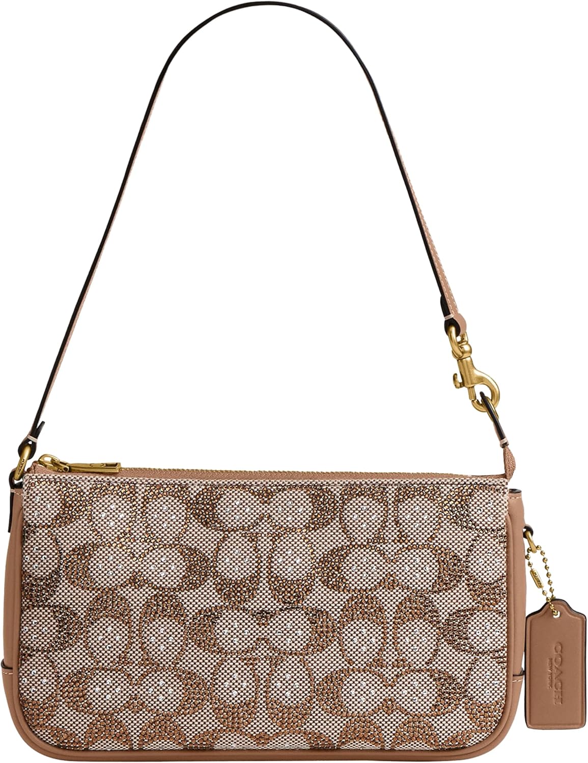 Bolso de mujer de cuero natural granulado Coach Plaza
