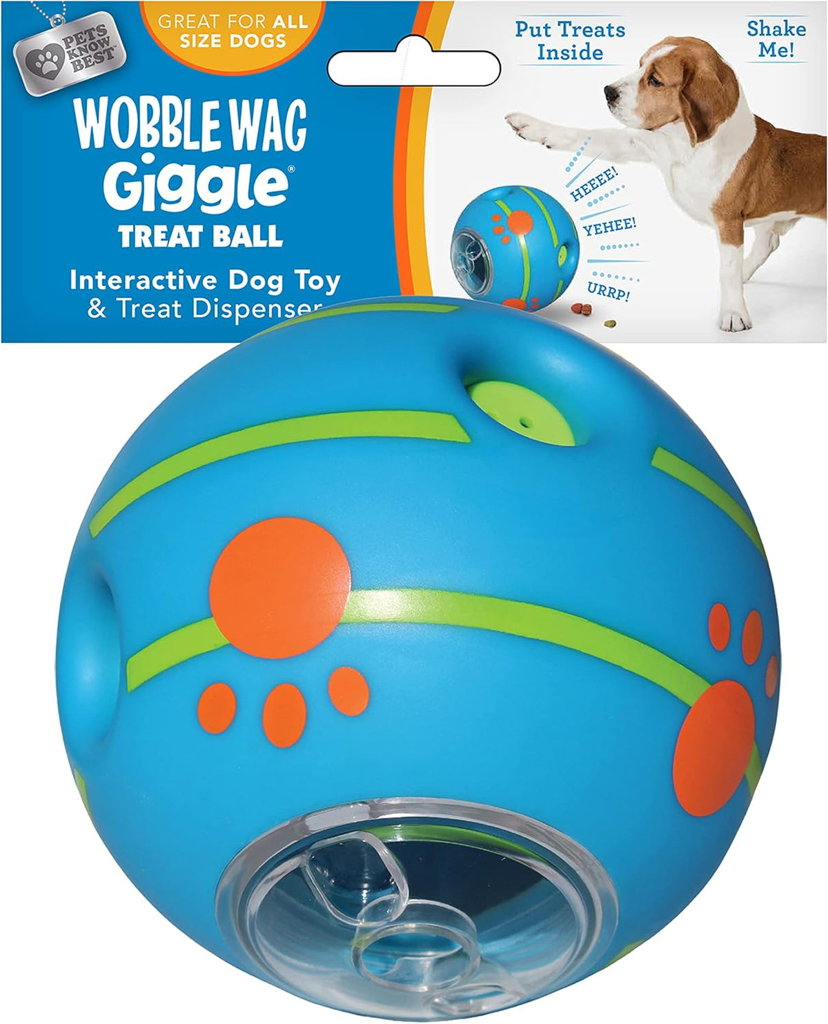 Wobble Wag Giggle Pelota de Golosinas - Juguete Interactivo para Pe...
