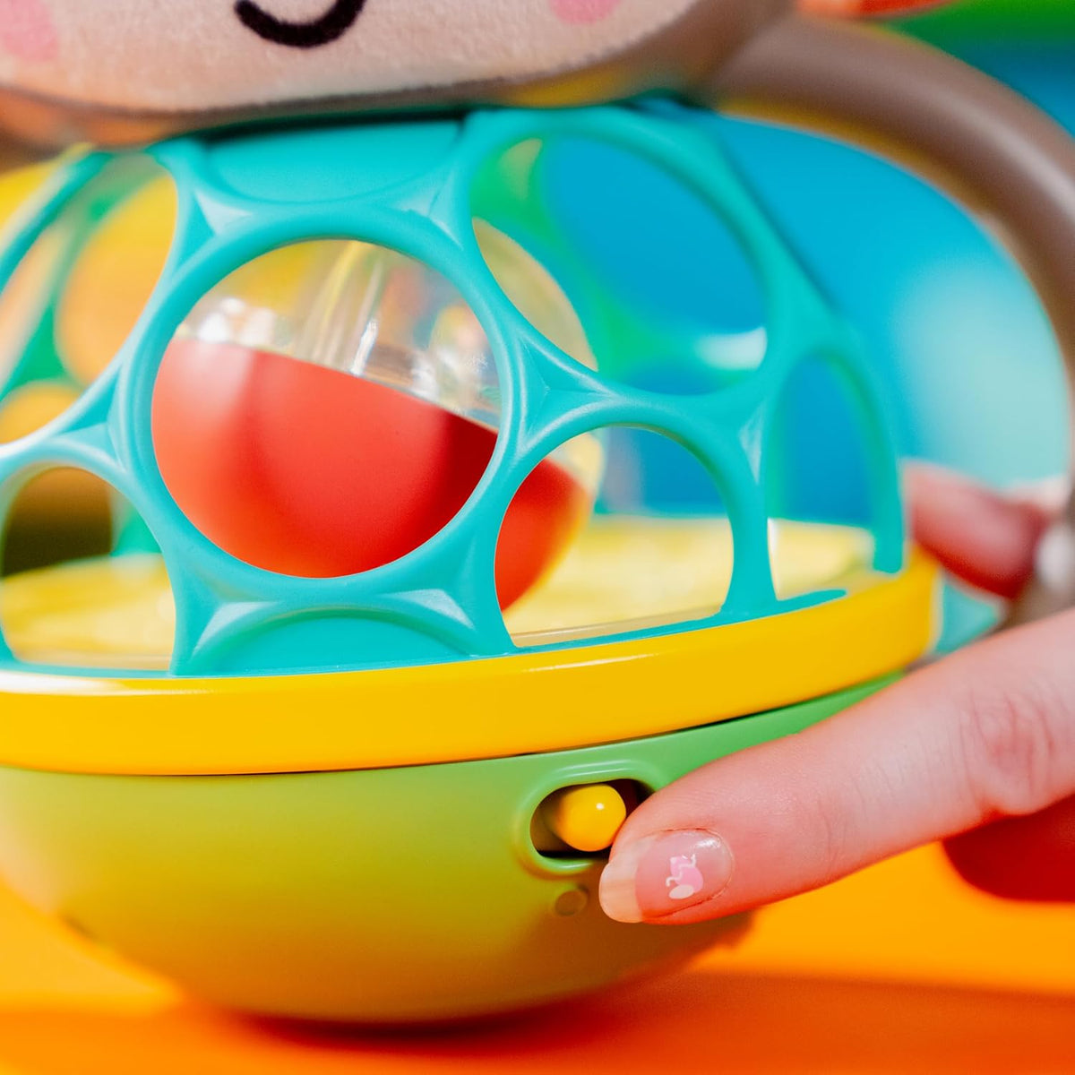 Bright Starts Grab &amp; Giggle Monkey - Juguete Sonajero Musical I...