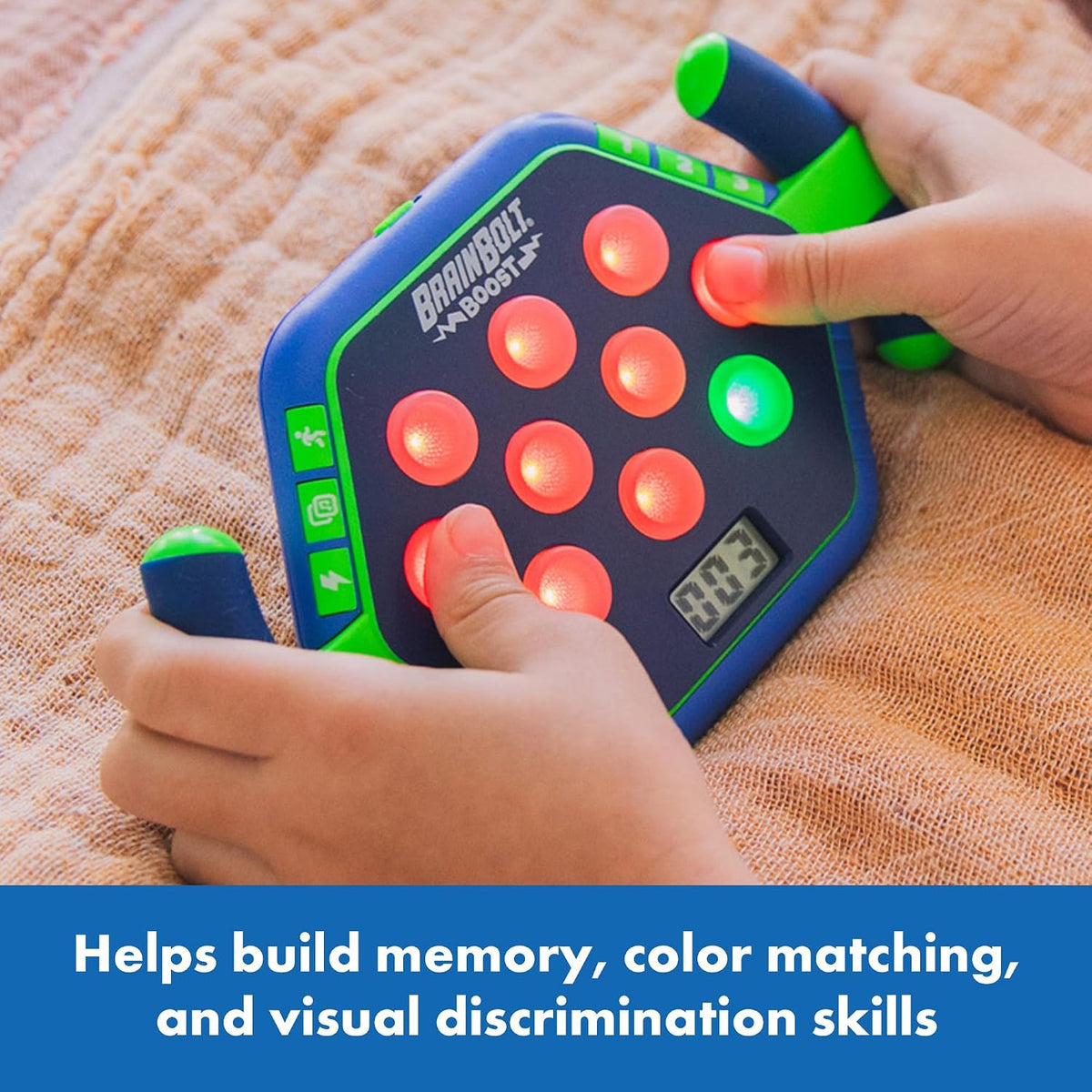 Educational Insights BrainBolt Boost - Juego de memoria con luz y s...