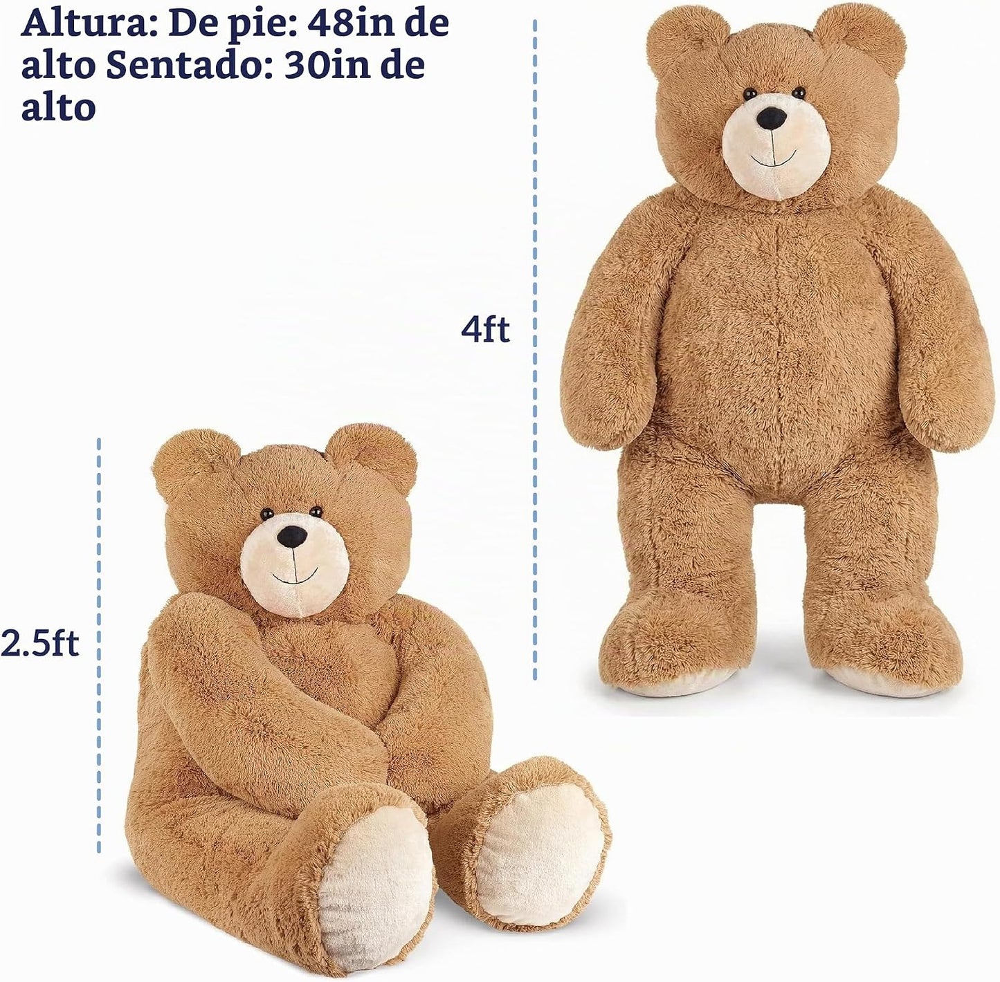 Peluche de la marca Vermont Teddy Bear, modelo Big Bear Sweetheart,...