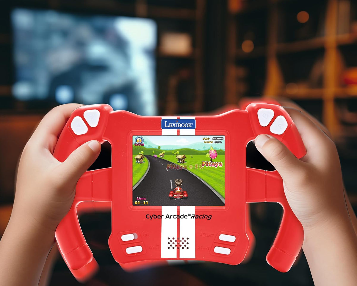 Lexibook, Cyber Arcade Racing, consola de carreras controlada por m...