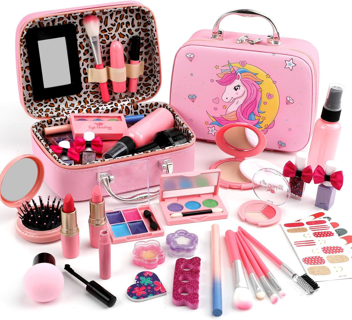 For Ideahome Juguetes de maquillaje lavables para niñas, juego de m...