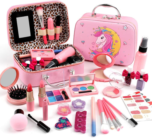 For Ideahome Juguetes de maquillaje lavables para niñas, juego de m...