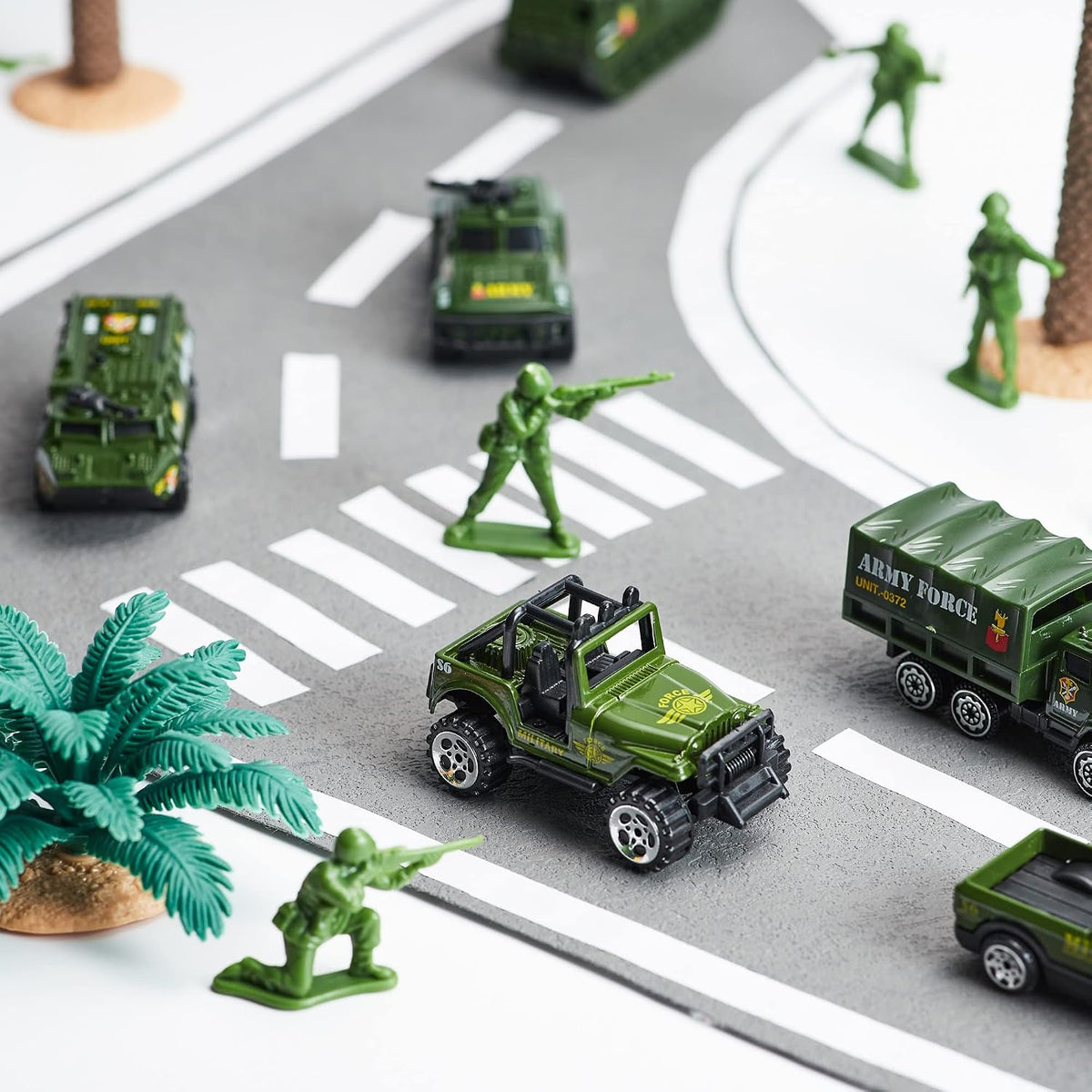 JOYIN Juguetes de Camión Militar 25 en 1 para Niños de 3+ Años, Jug...