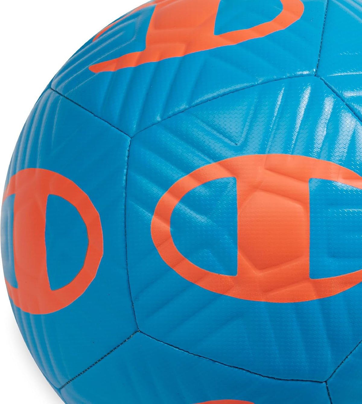 Champion Playmaker Logo Balón de fútbol desinflado con bomba, balón...