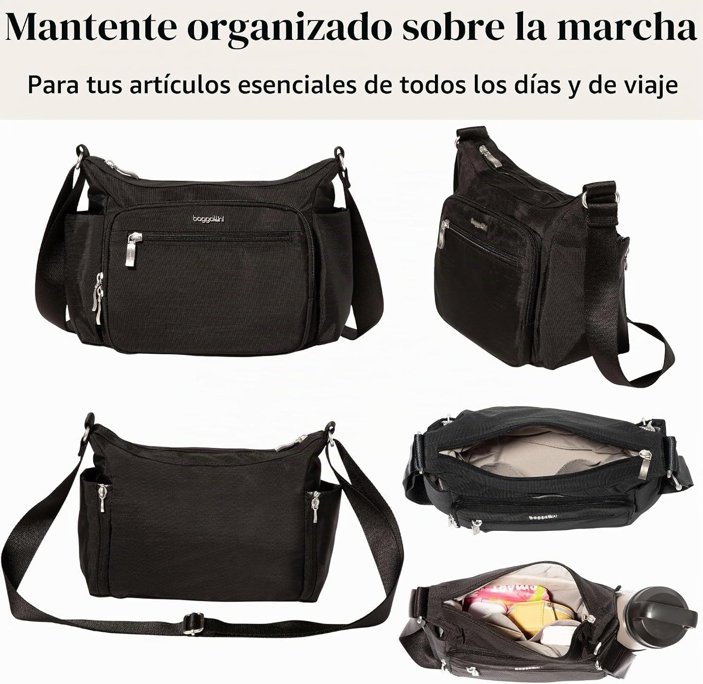 Baggallini Crosstown Hobo Crossbody