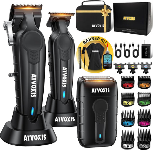 ATVOXIS Cortapelos para Hombres Profesional, Juego de Cortapelos y...