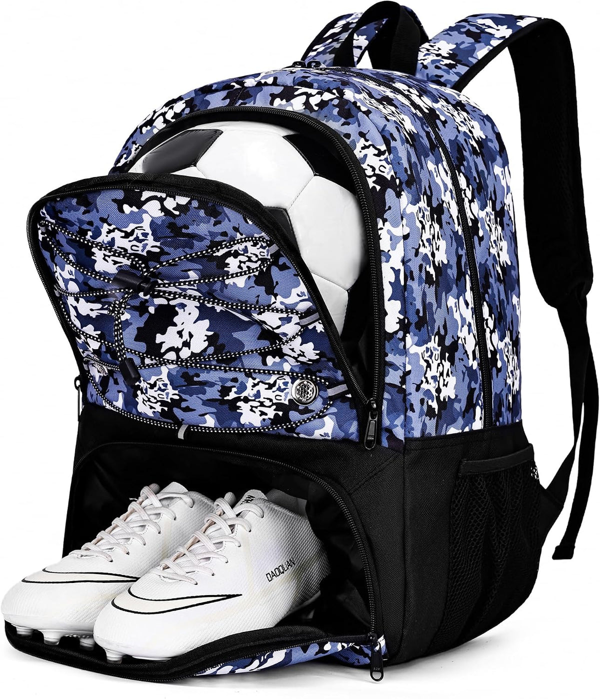 Hsmihair - Mochila de fútbol juvenil - Mochila para fútbol y balonc...