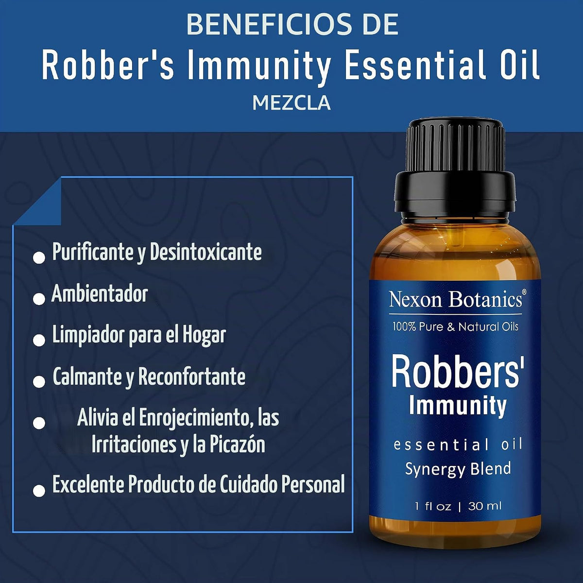 Robbers' Immunity - Mezcla de aceites esenciales de 1 onza líqu...