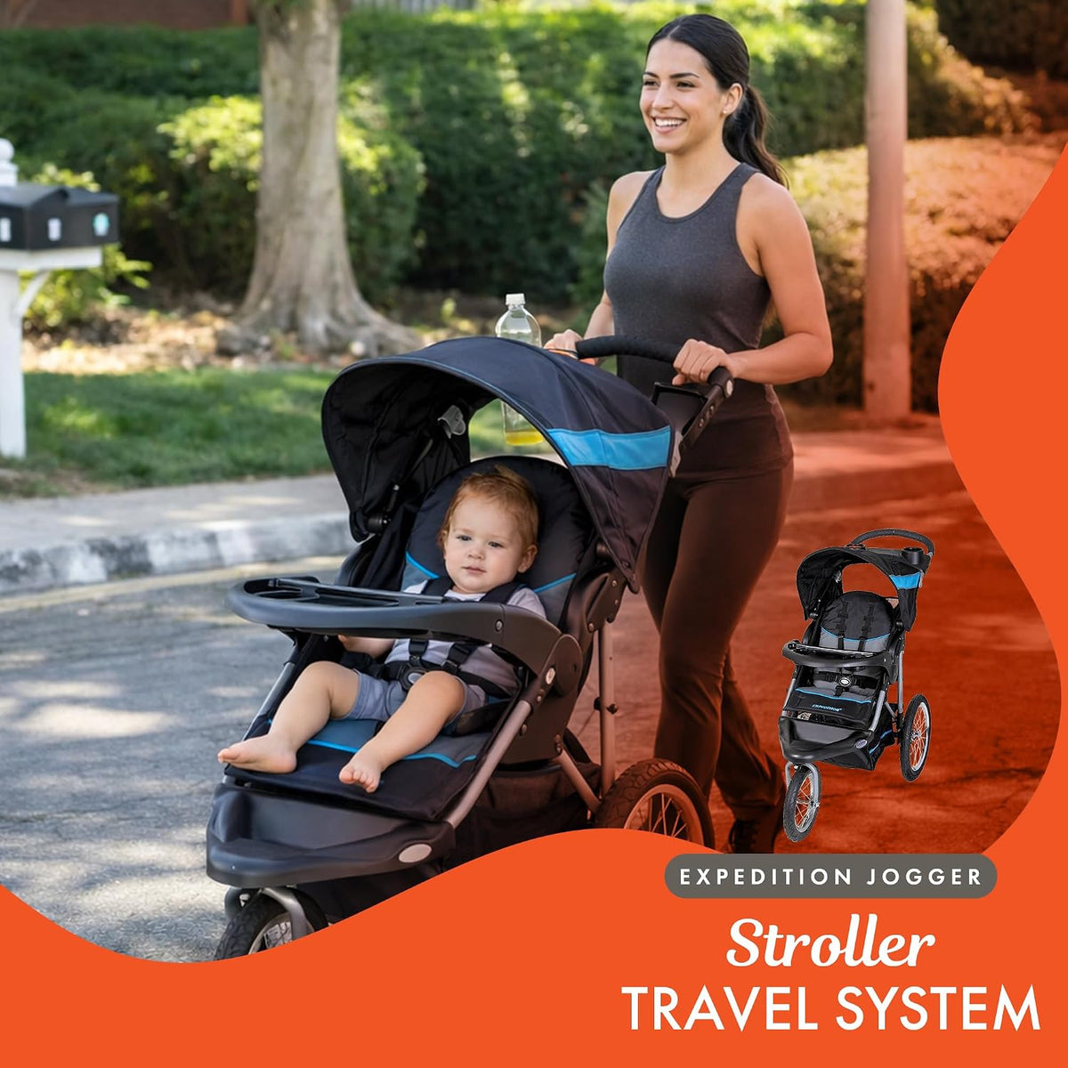 Baby Trend Sistema de viaje Expedition® Jogger con asiento infantil...