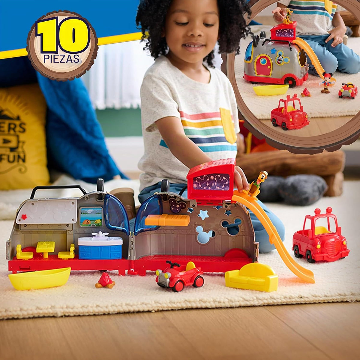 Just Play - Juego de 10 piezas de Disney Junior Mickey Mouse Happy...