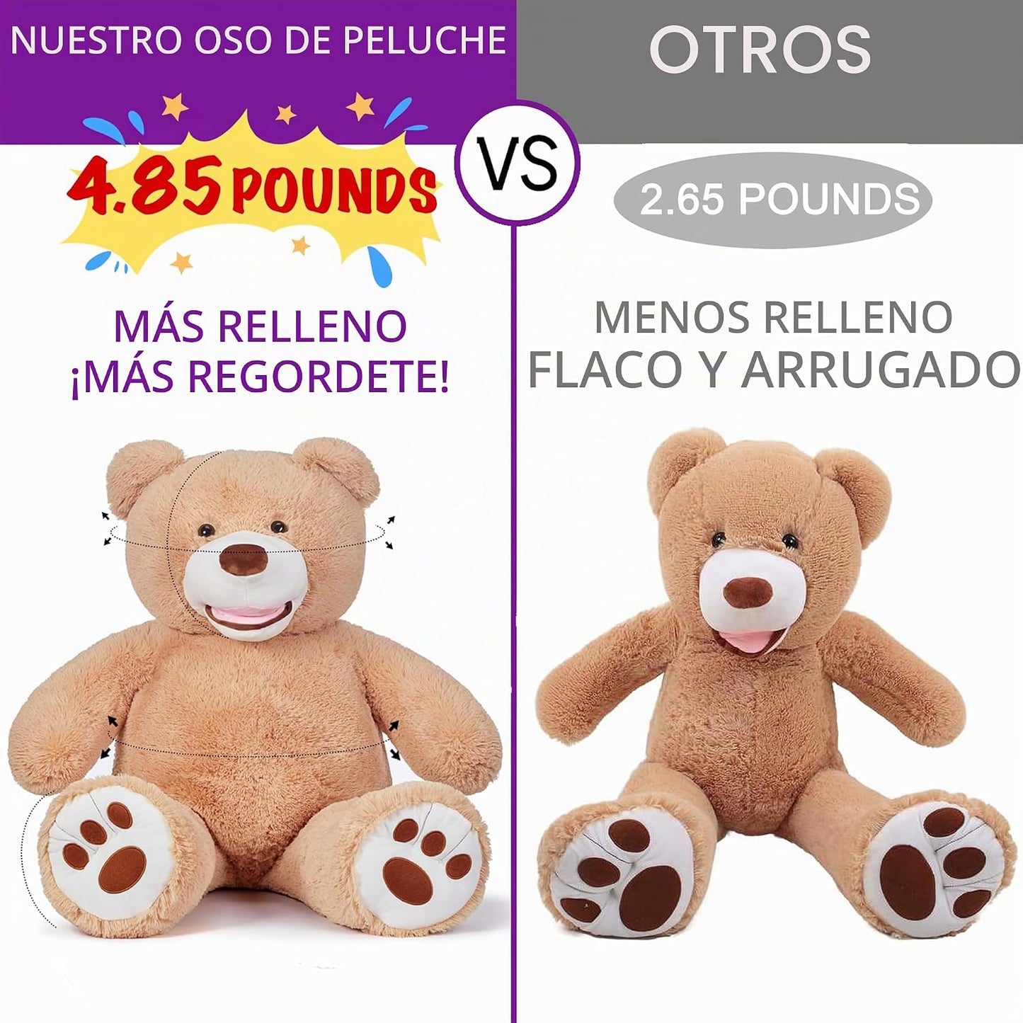 IKASA - Peluche gigante, oso de peluche gigante