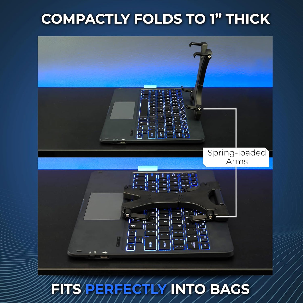 Invensic DeckTop - Teclado para Steam Deck y Ratón Trackpad Bluetoo...