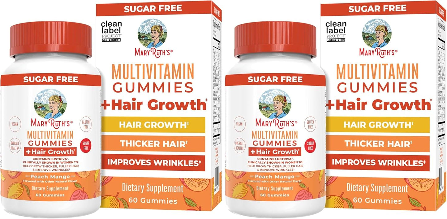 MARYRUTH'S Multivitamínico + Gomitas para el crecimiento del ca...