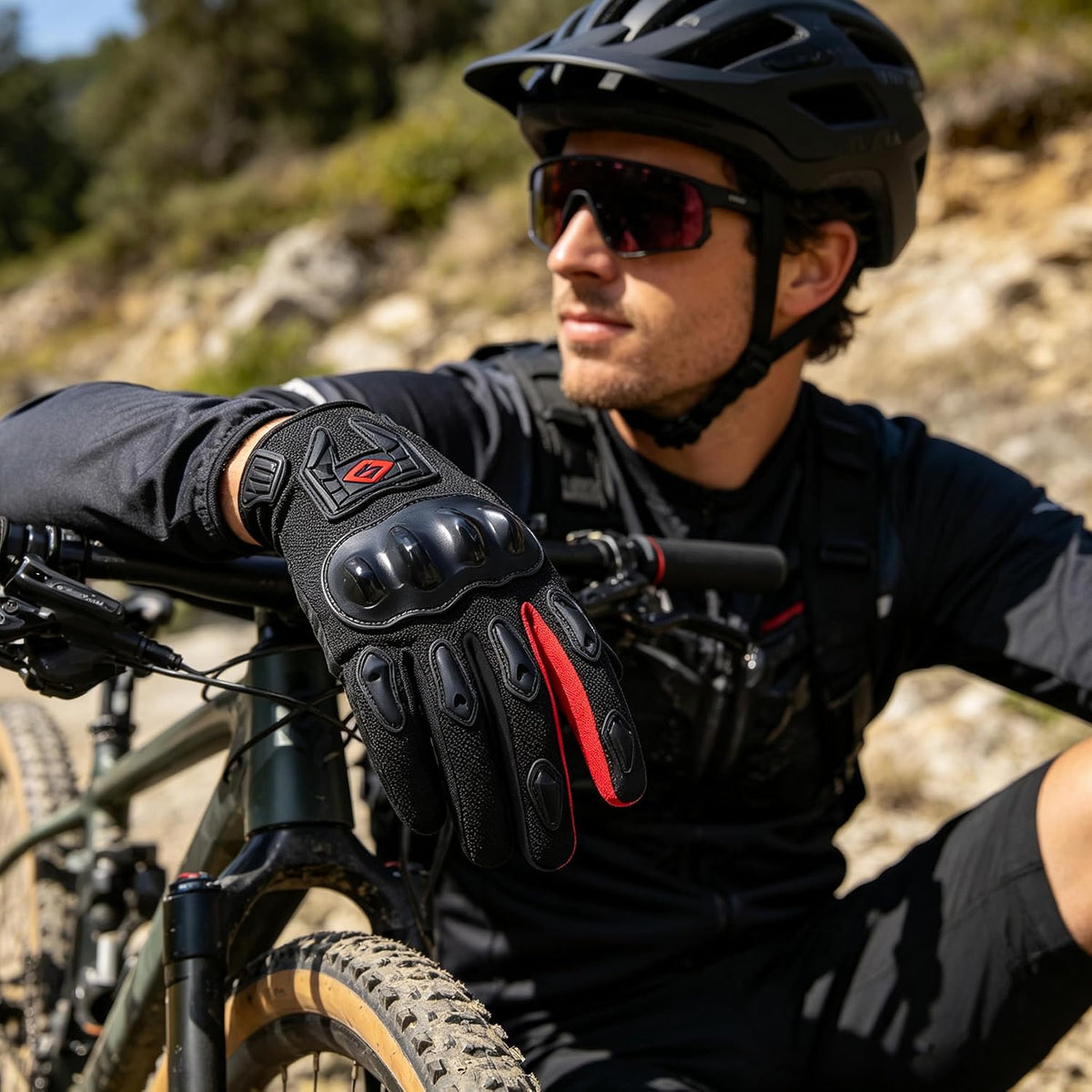 MXJ Gear Guantes de motocicleta para hombres y mujeres, guantes de...