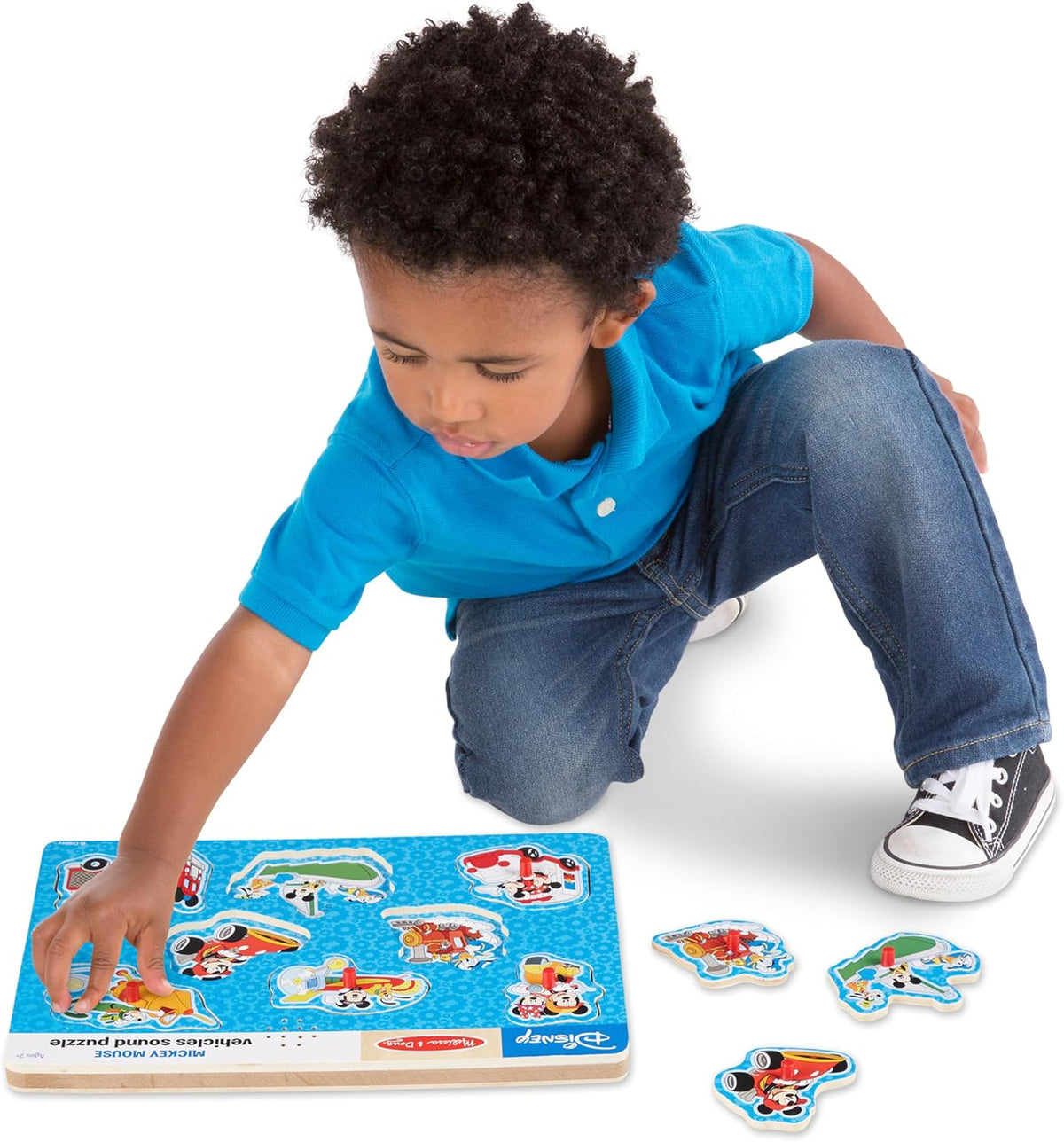 Melissa & Doug Disney Mickey Mouse y sus amigos Rompecabezas con so...