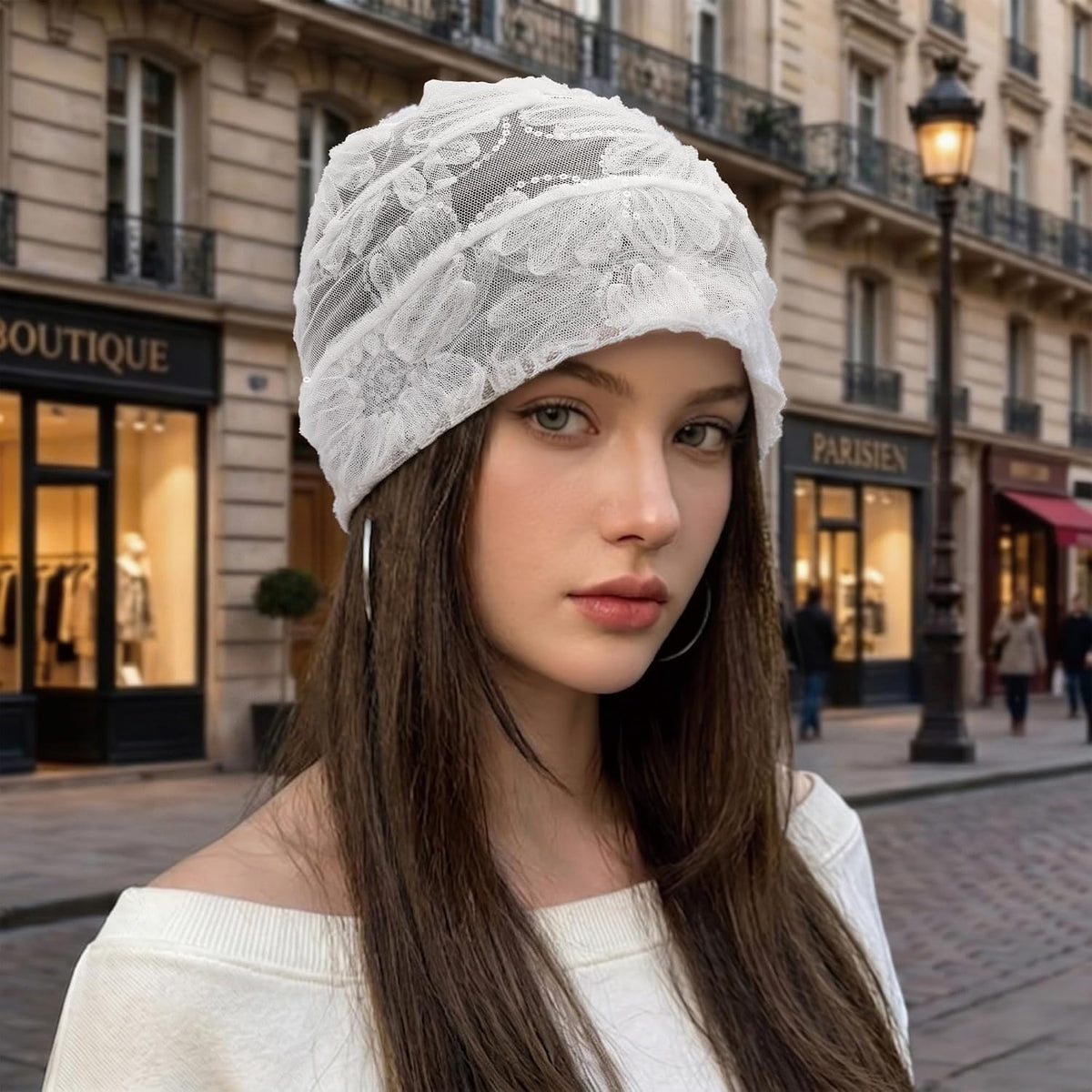 ZLYC Gorro bohemio para mujer, ligero, transpirable, de verano, par...