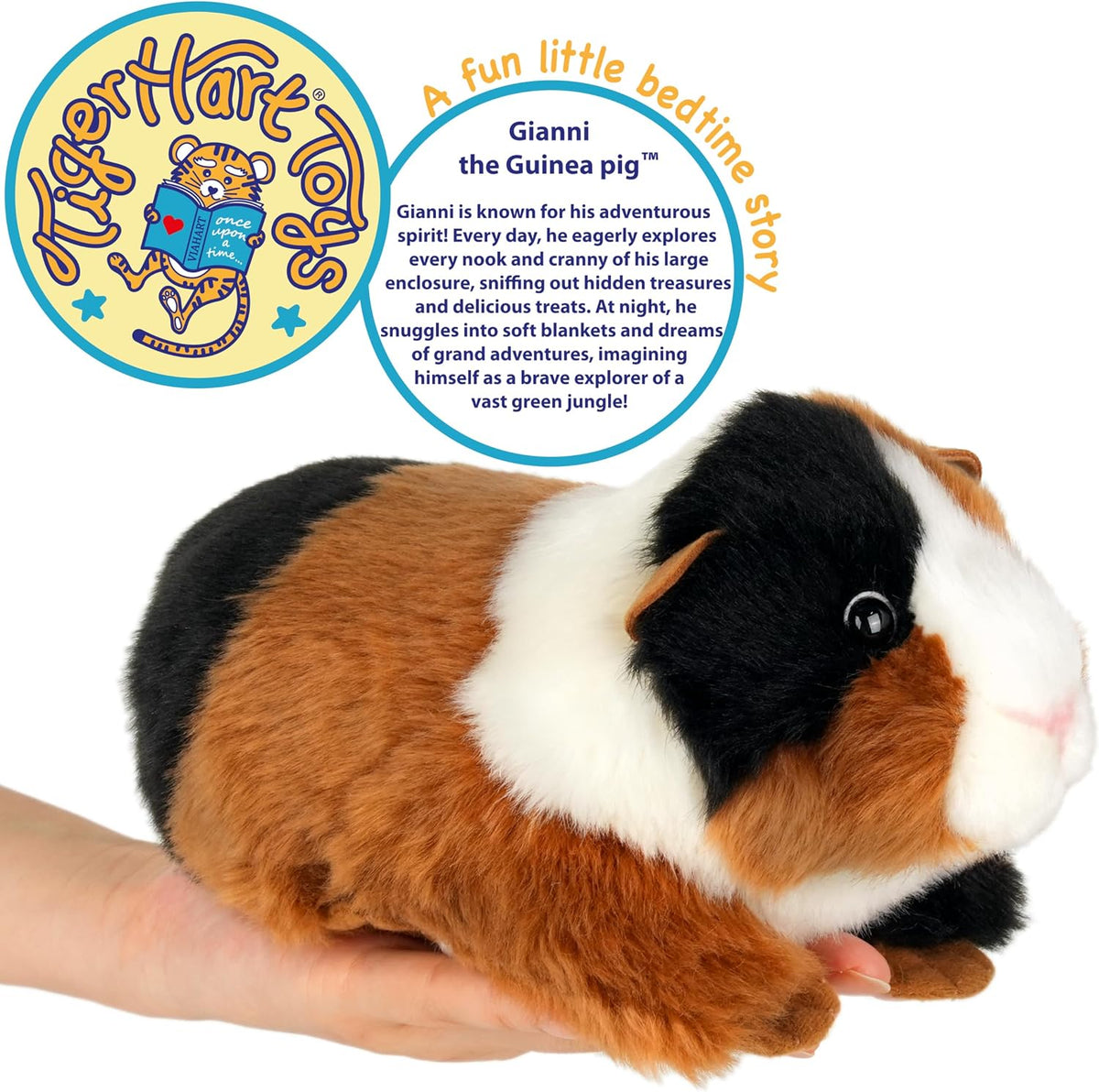 TigerHart Gianni El Cobayo - Animal de Peluche de 9 Pulgadas de Felpa