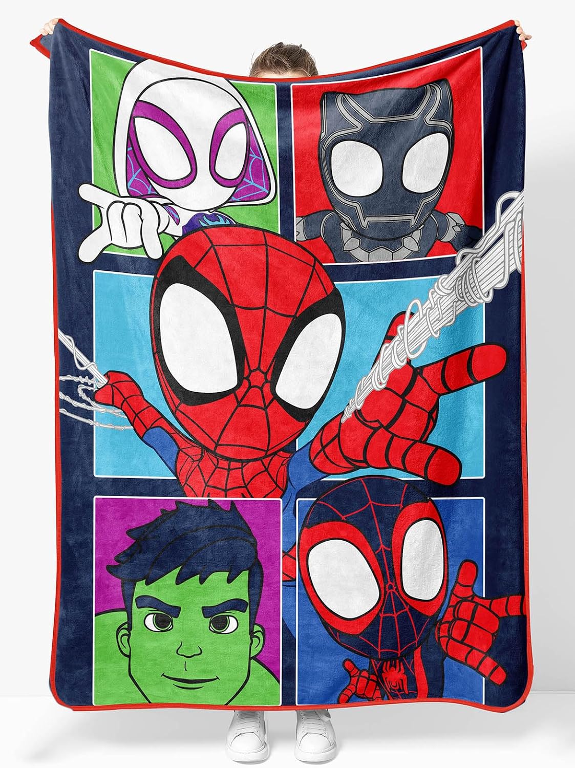 Marvel Spidey and His Amazing Friends Spiderman - Manta de forro po...