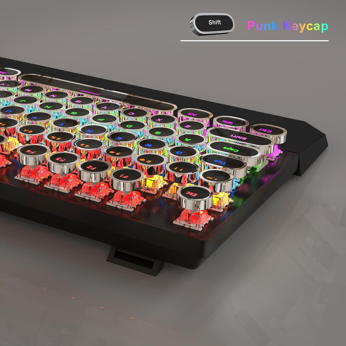Combo de Teclado Mecánico y Mouse para Gaming de Máquina de Escribi...