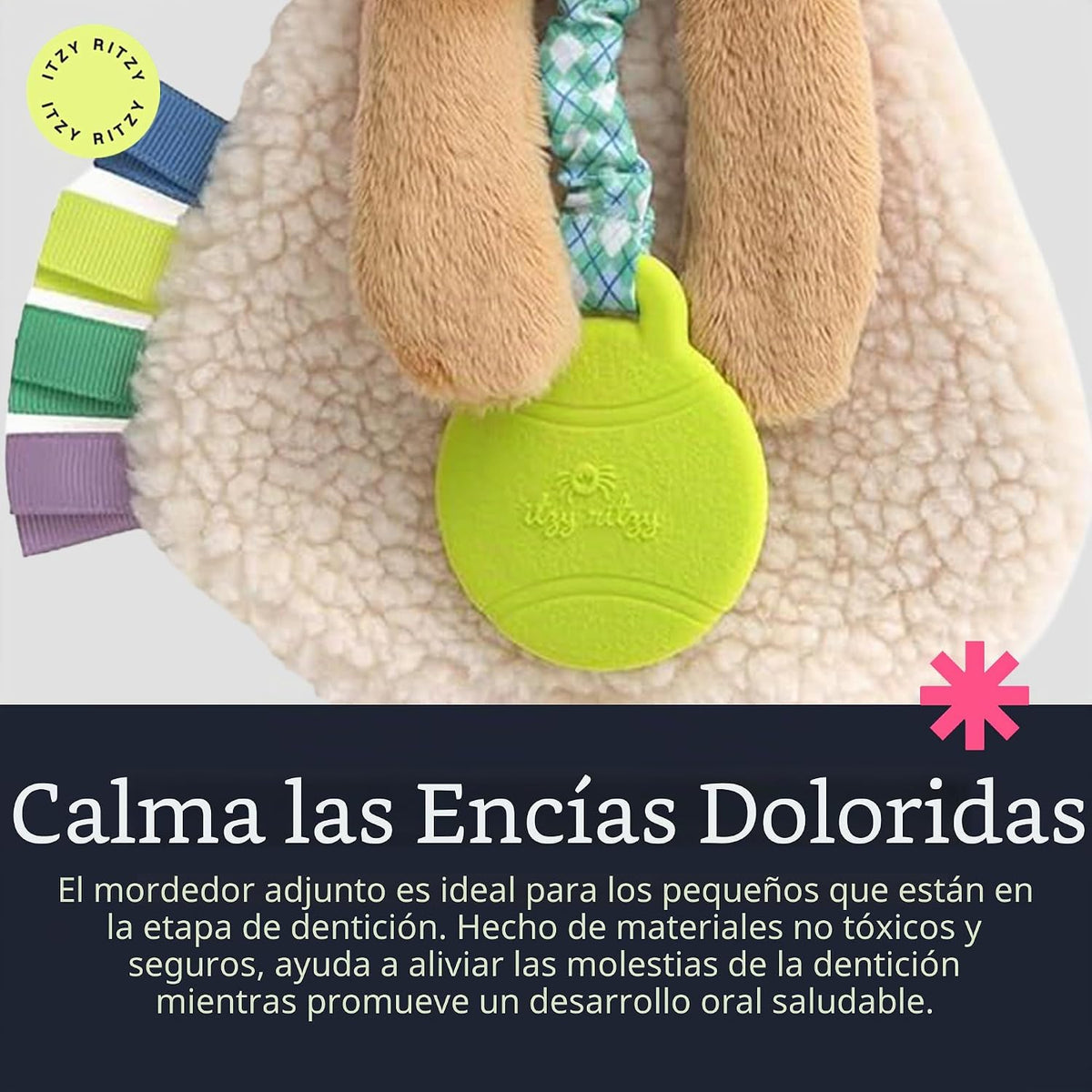 Itzy Ritzy - Itzy Lovey incluye mordedor - Baby Lovey con mordedor,...