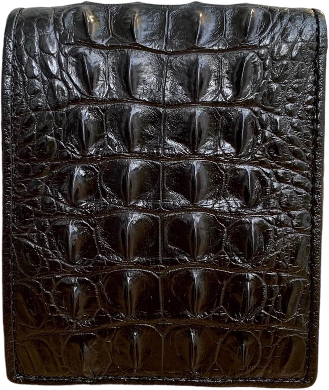 VIETDAVN Billeteras plegables de cocodrilo genuinas para hombres, c...