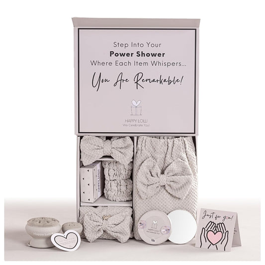 Happy Lolli Power Shower Gift Set \u2013 Accesorios de baño esencia...