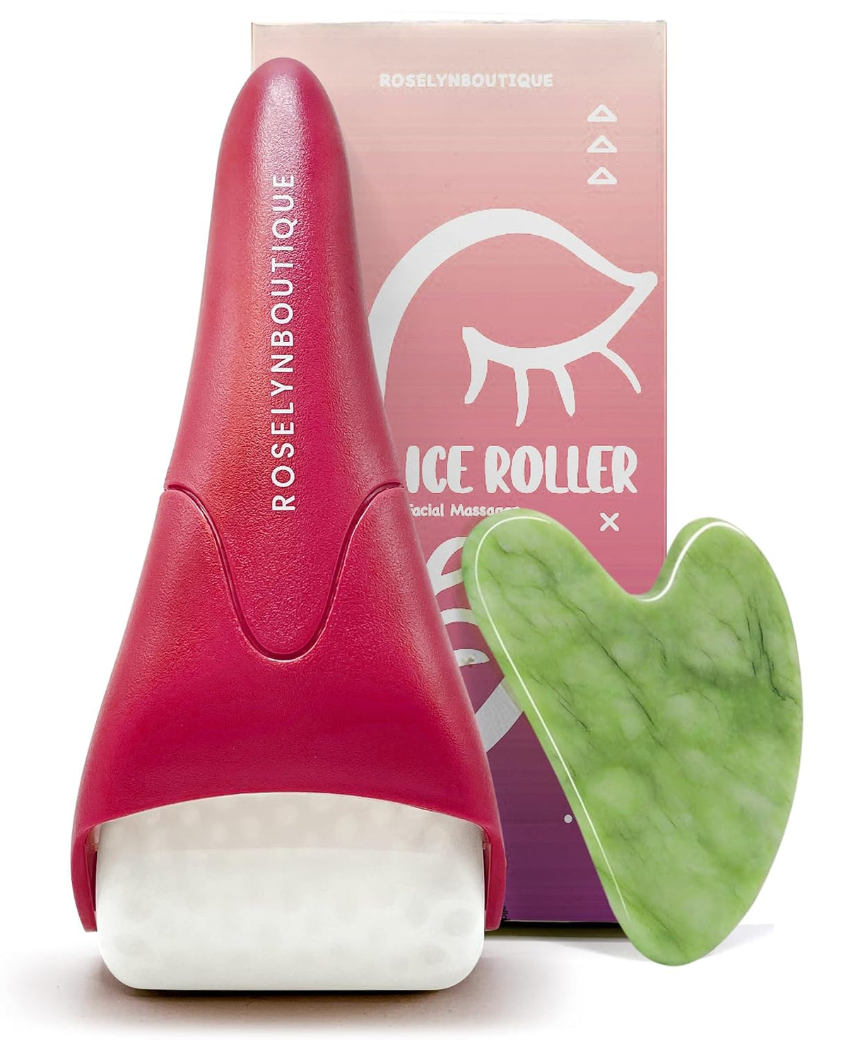 ROSELYNBOUTIQUE Rodillo de hielo para arrugas faciales, líneas fina...
