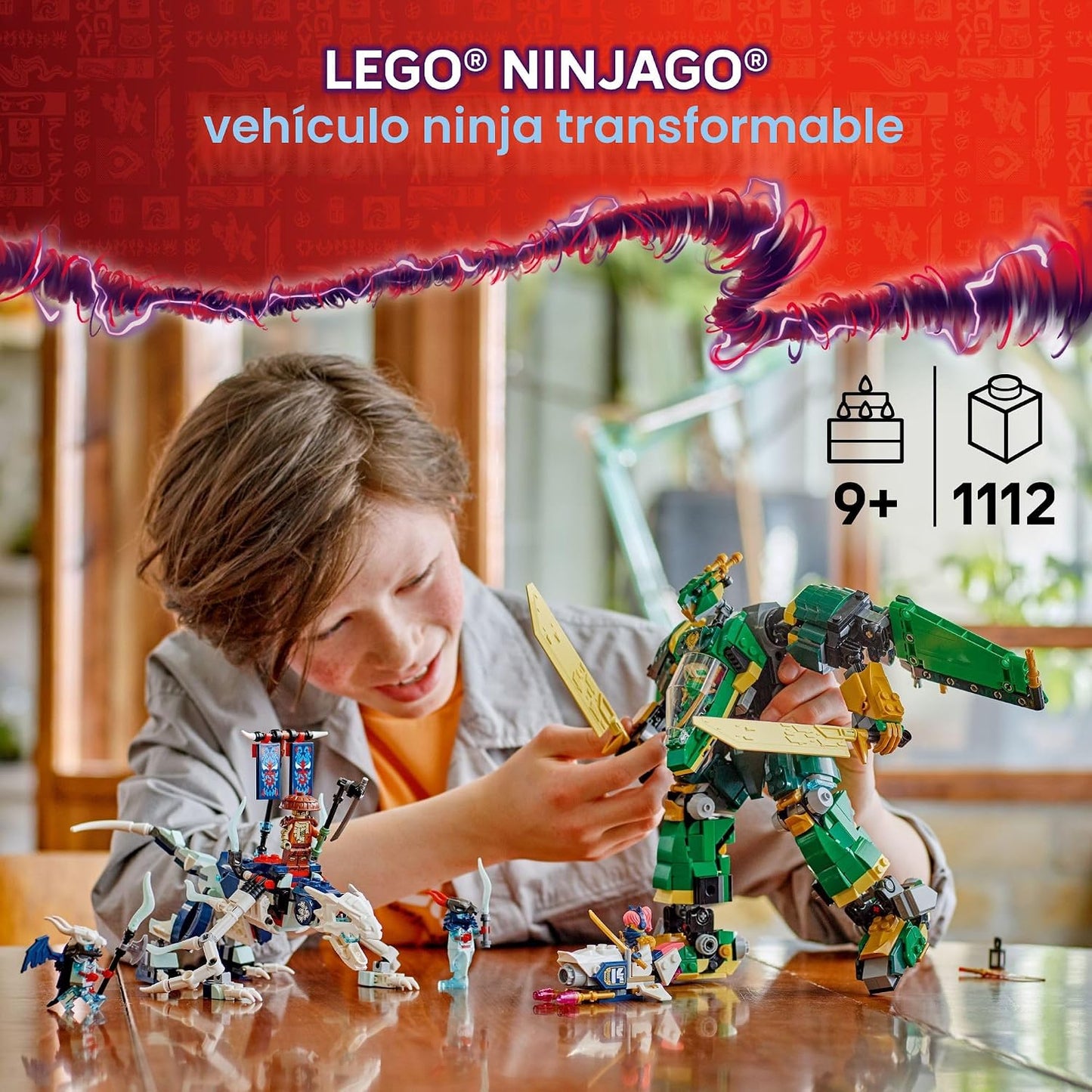 LEGO NINJAGO Lloyd's Jet Mech Juguete de Construcción - Kit de...