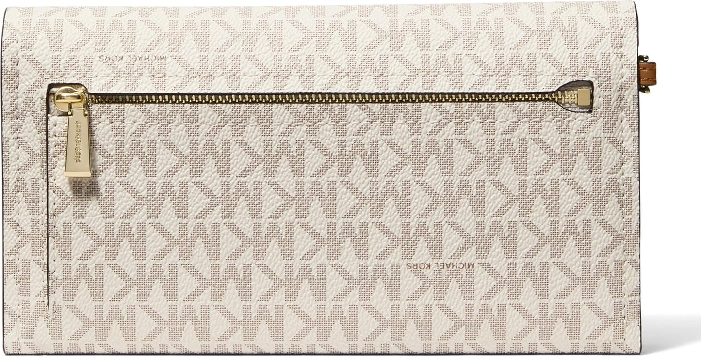 Michael Kors Jet Set - Pulsera con cremallera doble y solapa median...