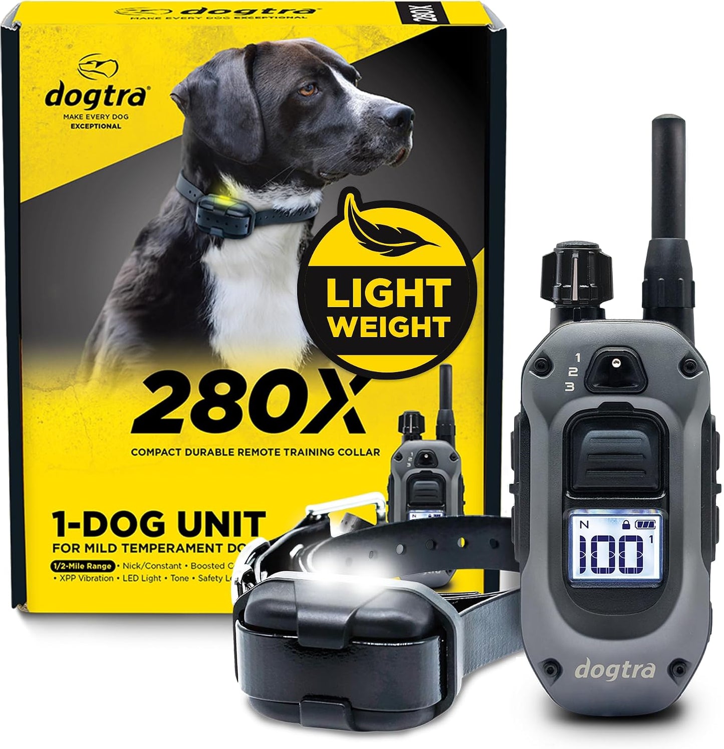 Dogtra Collar de Entrenamiento 280X con Control Remoto [Nueva Edici...