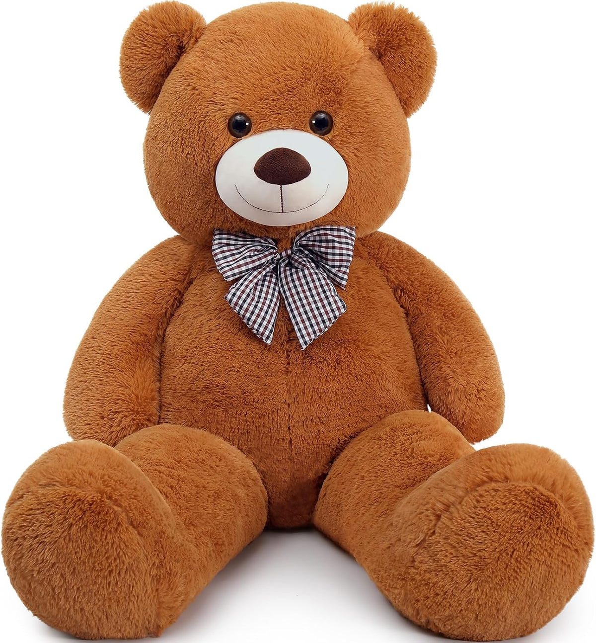 MaoGoLan Oso de peluche gigante marrón de 4 pies, adorable y tierno...