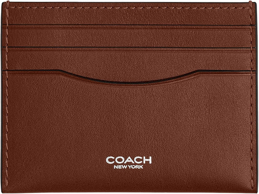 Coach Hombre, estuche de tarjetas, secoya, talla única