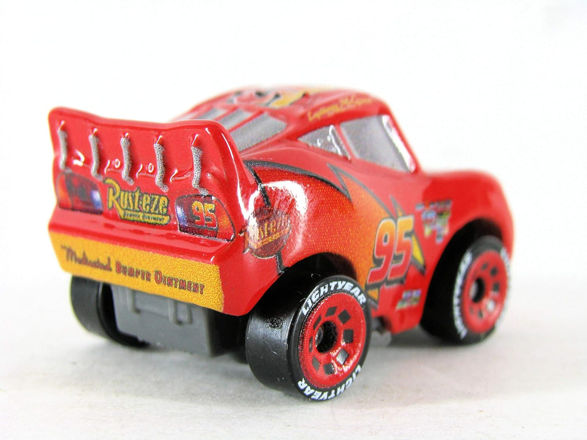 Disney Cars Mini Racers Paquete de 3: Rayo McQueen, Vitoline #24 Br...