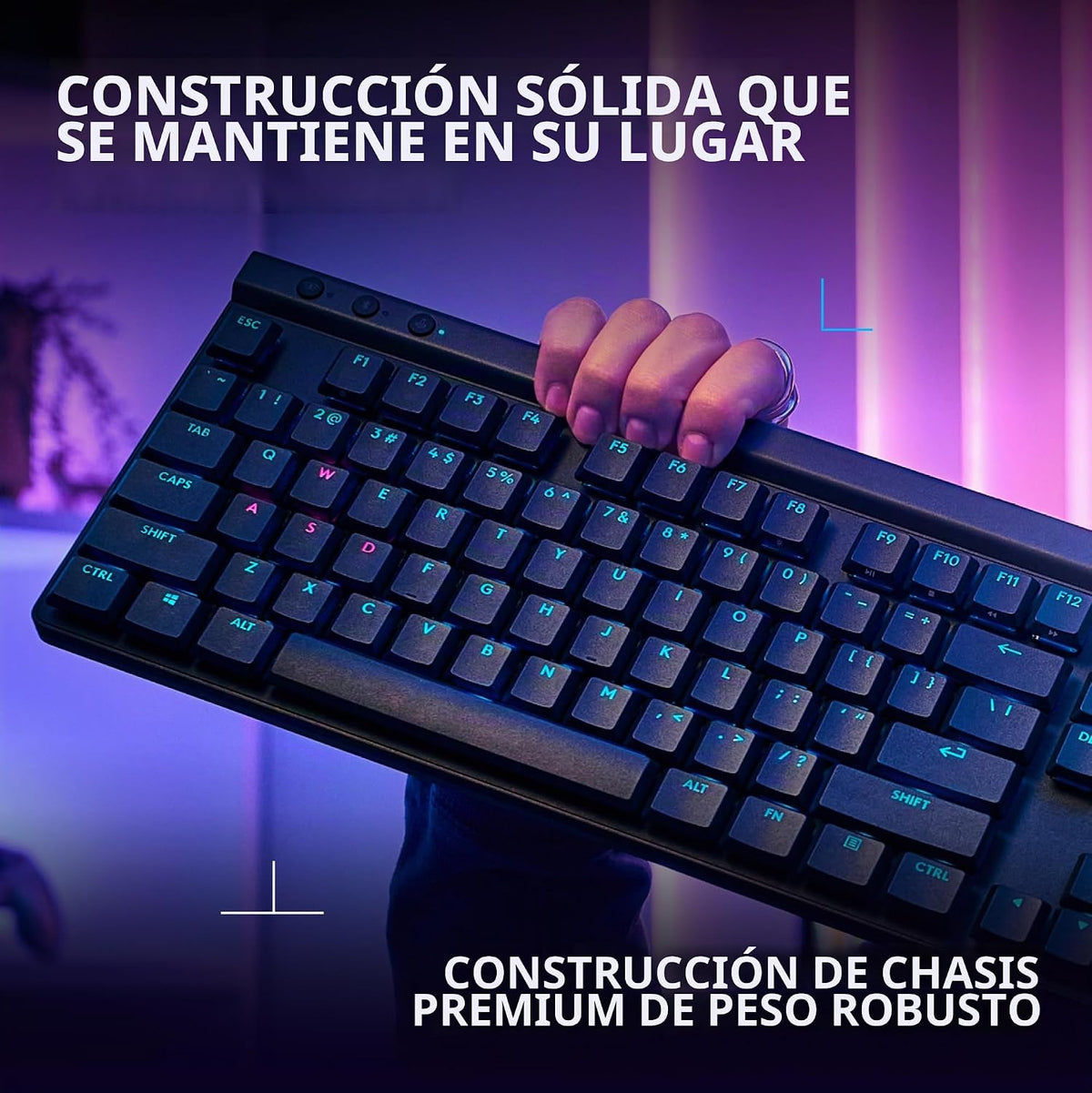 Logitech G 515 Lightspeed TKL Teclado inalámbrico para juegos (táct...