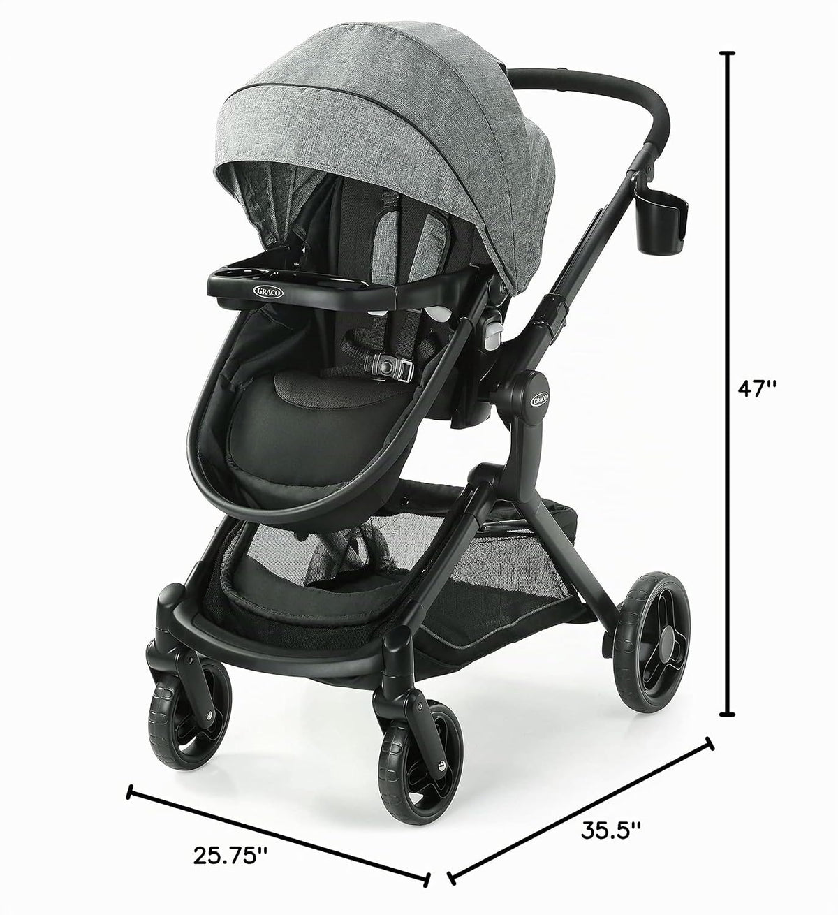 Graco Modes Nest Cochecito de bebé, 3 modos: Portabebés de asiento...