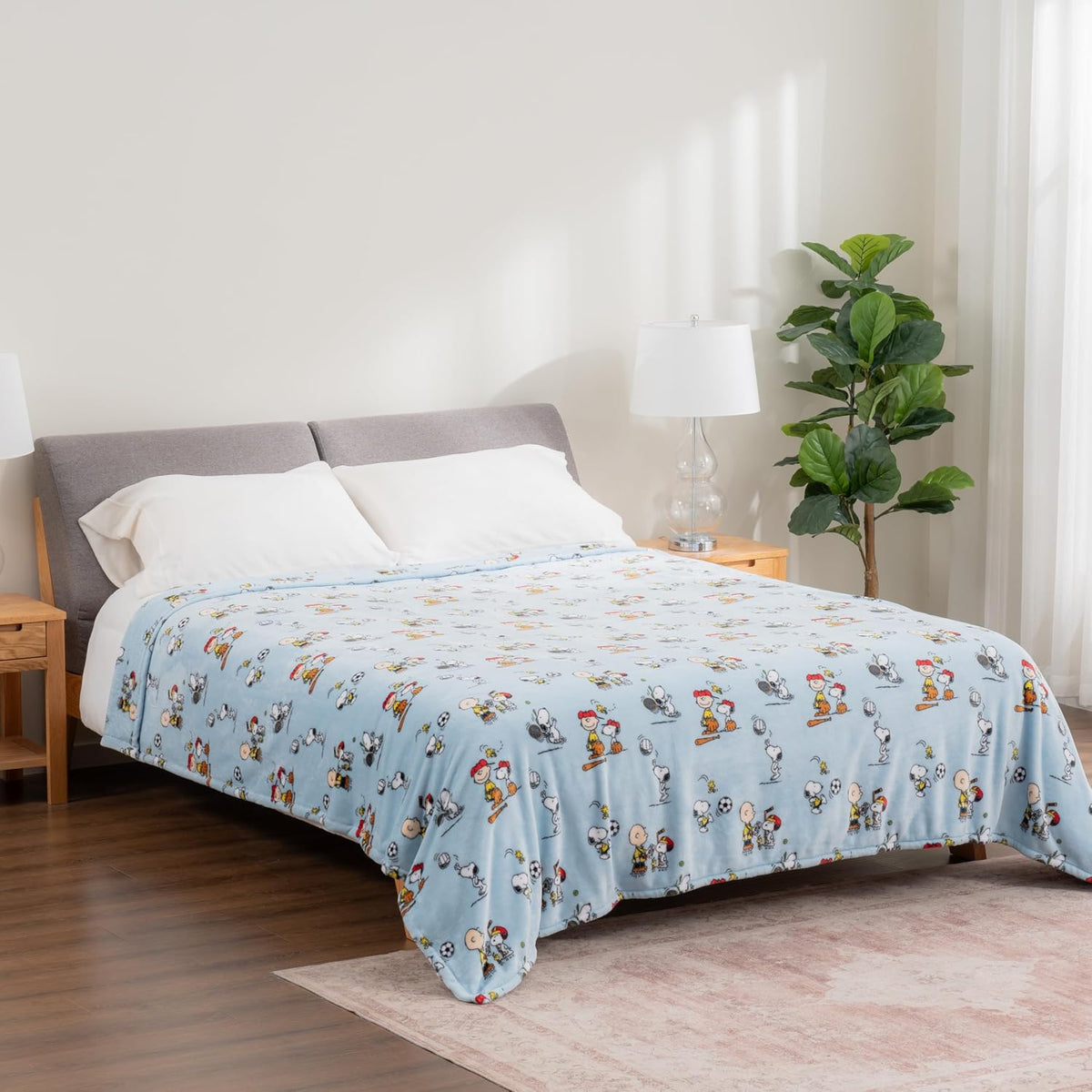 Berkshire Blanket, cobija de felpa de terciopelo VelvetLoft® de Pea...