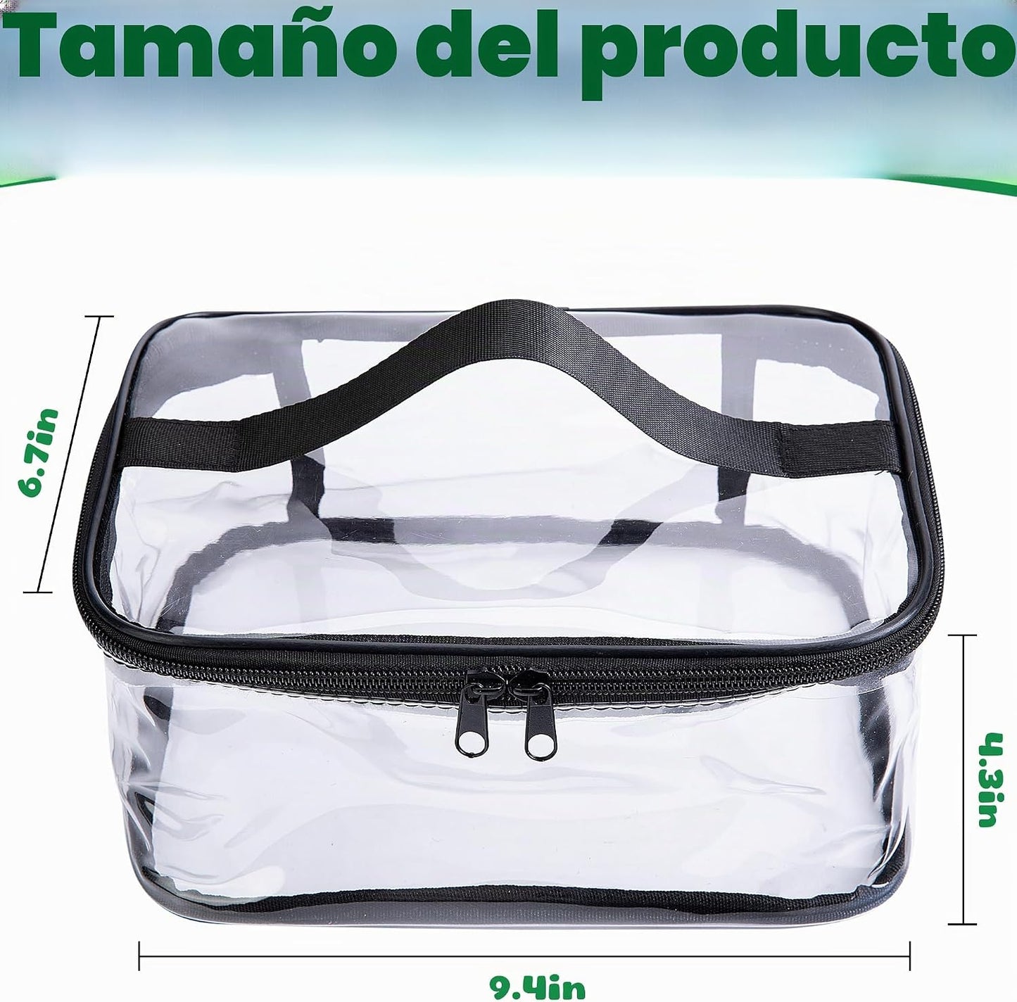 4 Paquetes de Bolsas Transparentes de Almacenamiento de Juguetes -...