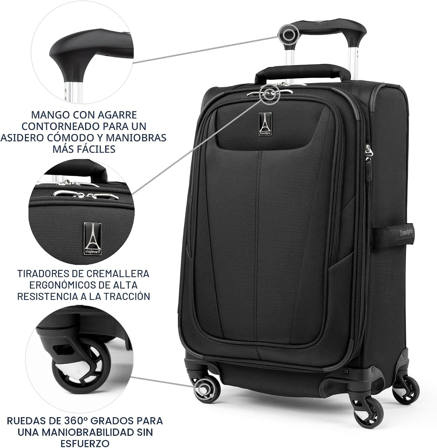Travelpro Maxlite 5 | Maleta giratoria extensible de 21 pulgadas, N...