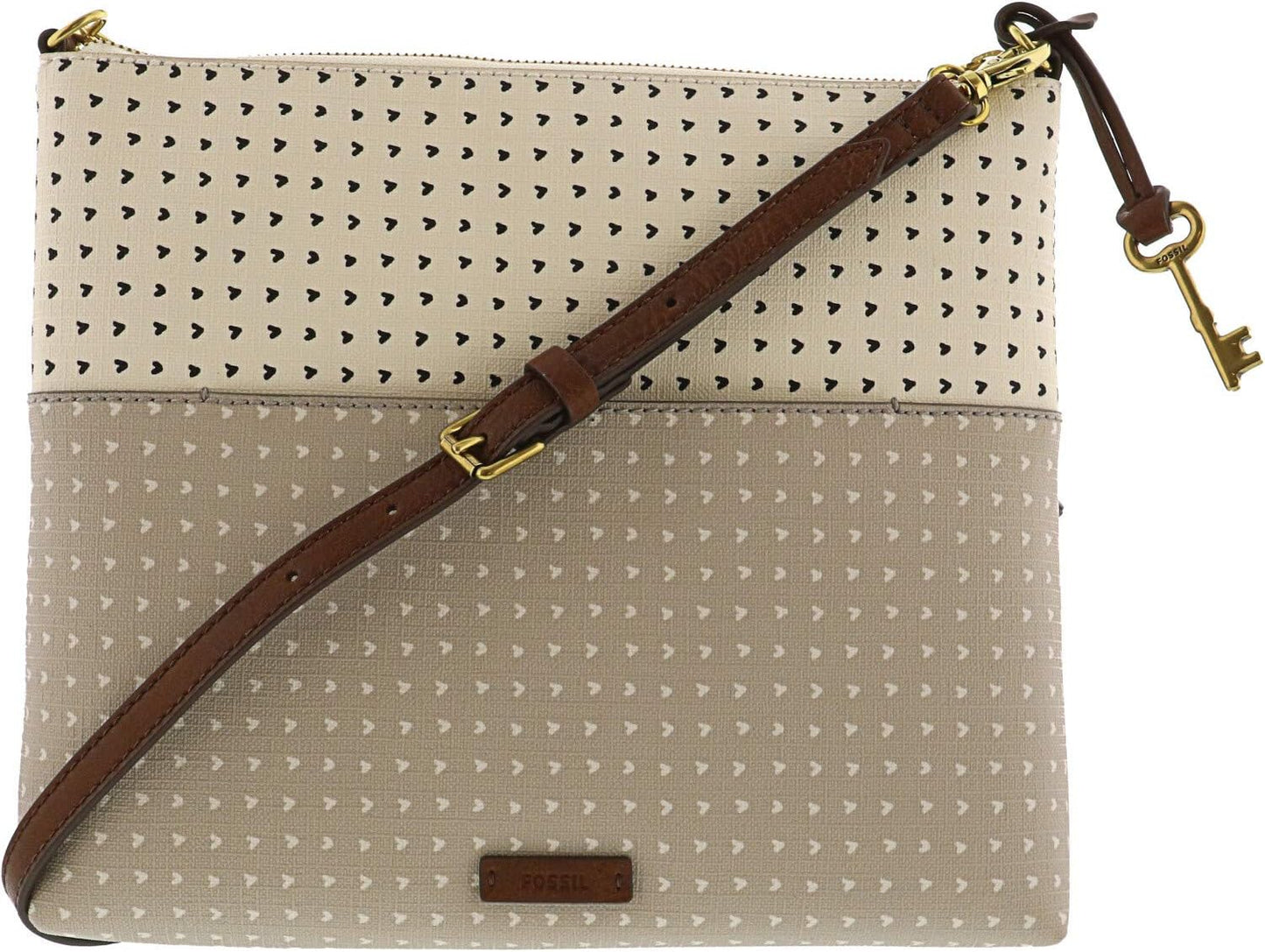 Fossil - Bolso bandolera grande o pequeña Fiona para mujer
