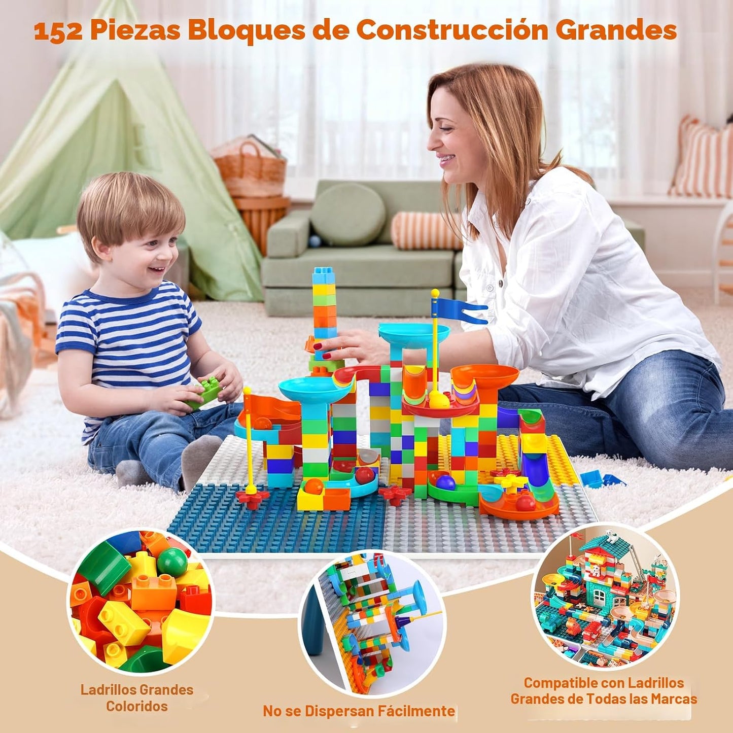 Arscniek Mesa de actividades para niños pequeños 7 en 1, juego de m...