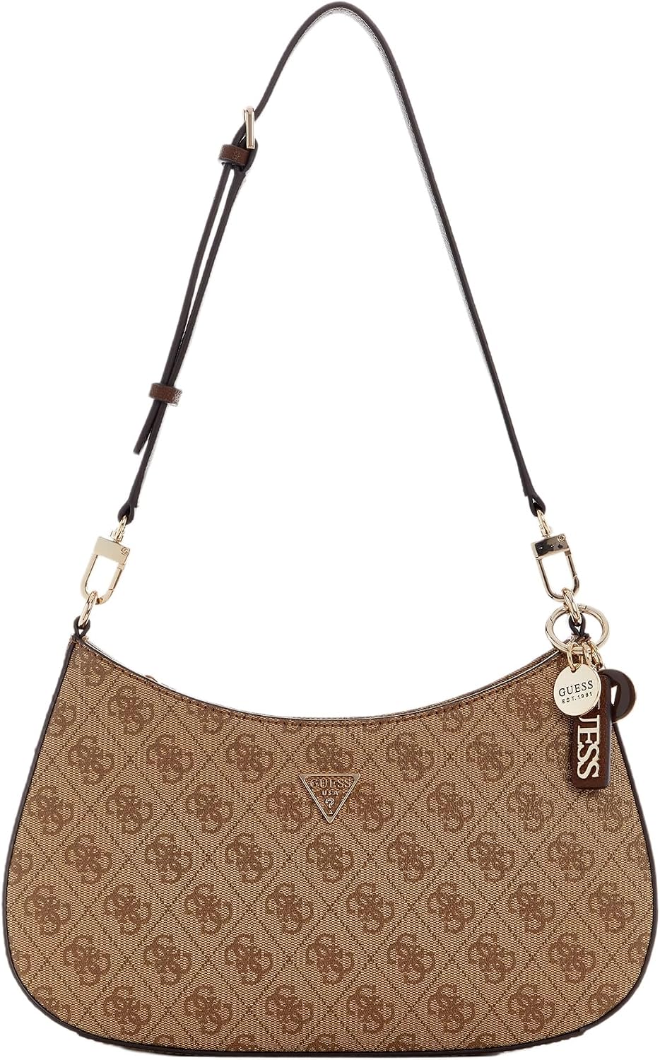 GUESS Bolso de hombro con cremallera superior Noelle Ii para mujer