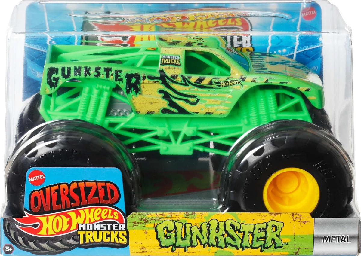 Hot Wheels Monster Trucks, camión monstruo de gran tamaño, camión d...