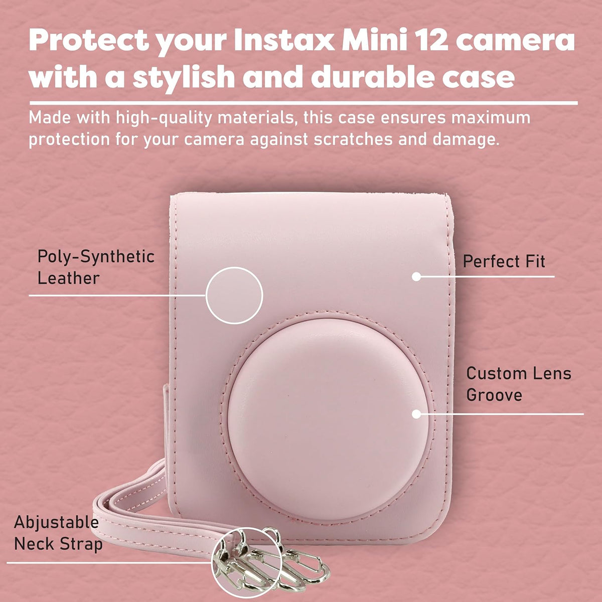 Fujifilm - Paquete de cámara instantánea Instax Mini 12 con películ...