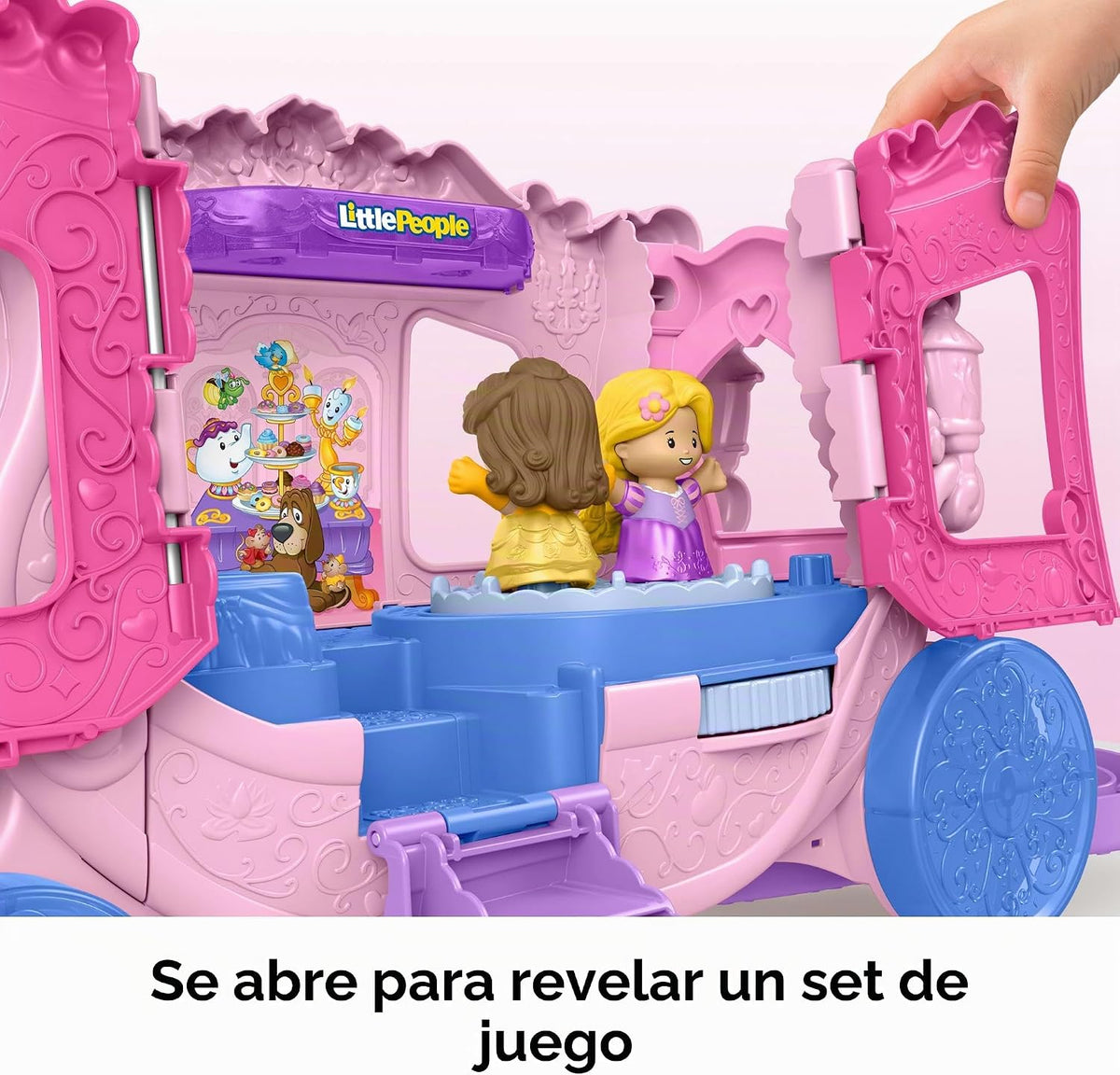 Paquete de Fisher-Price Little People Disney Princess Carrito Music...