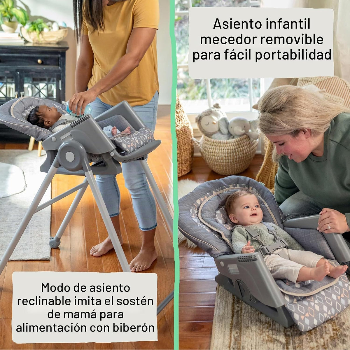 Ingenuity Proper Positioner Silla Alta de Lujo - Asiento de Bebé Co...